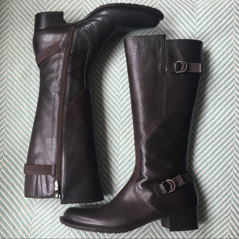 Guido Sgariglia Italian Leather Knee Boots